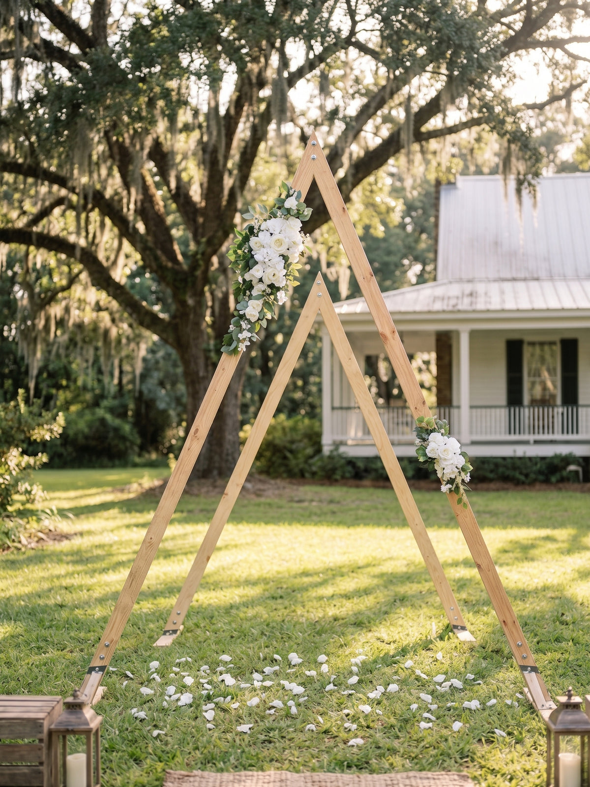 Natural A-Frame Arch