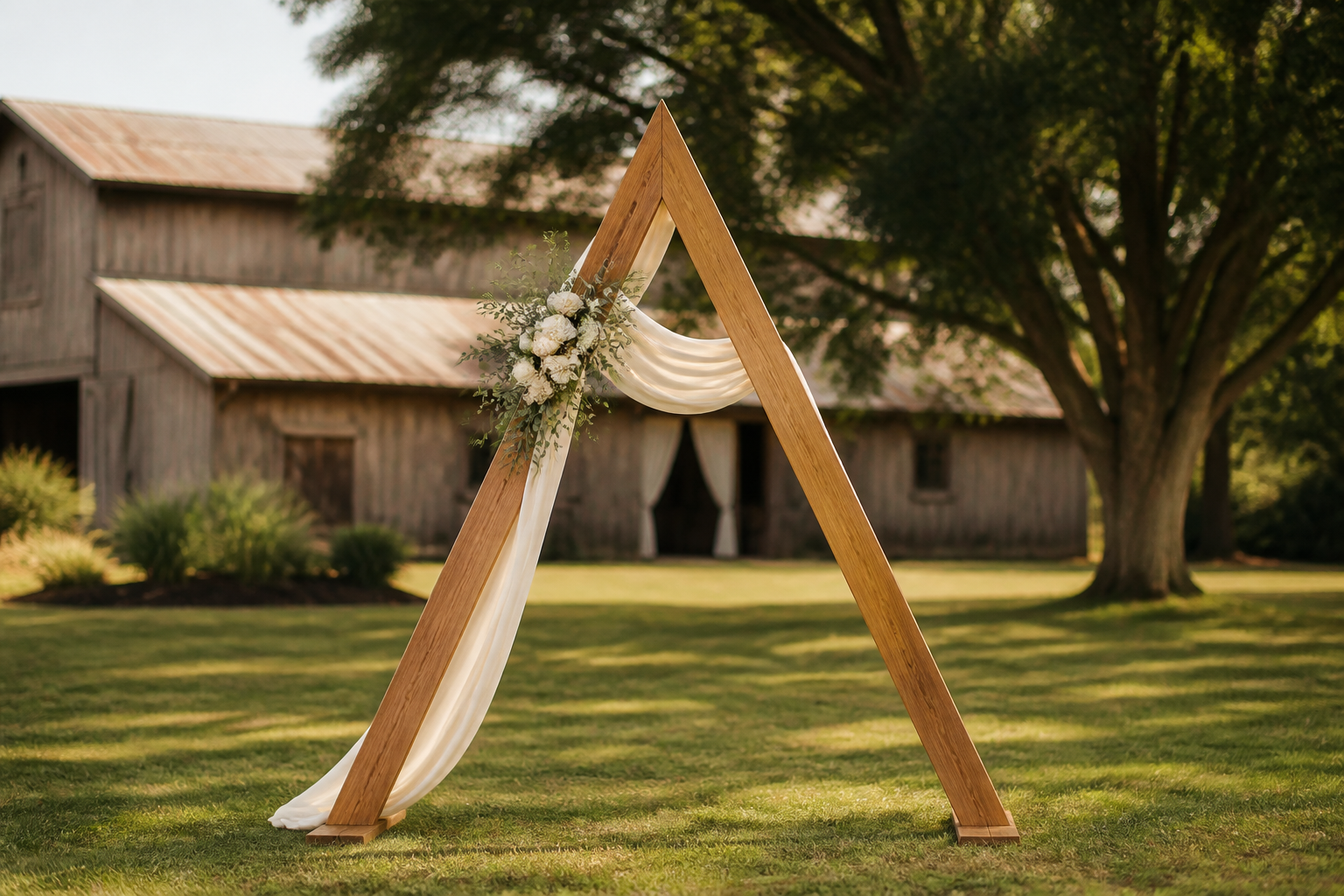 A-Frame Wedding Arch Rental