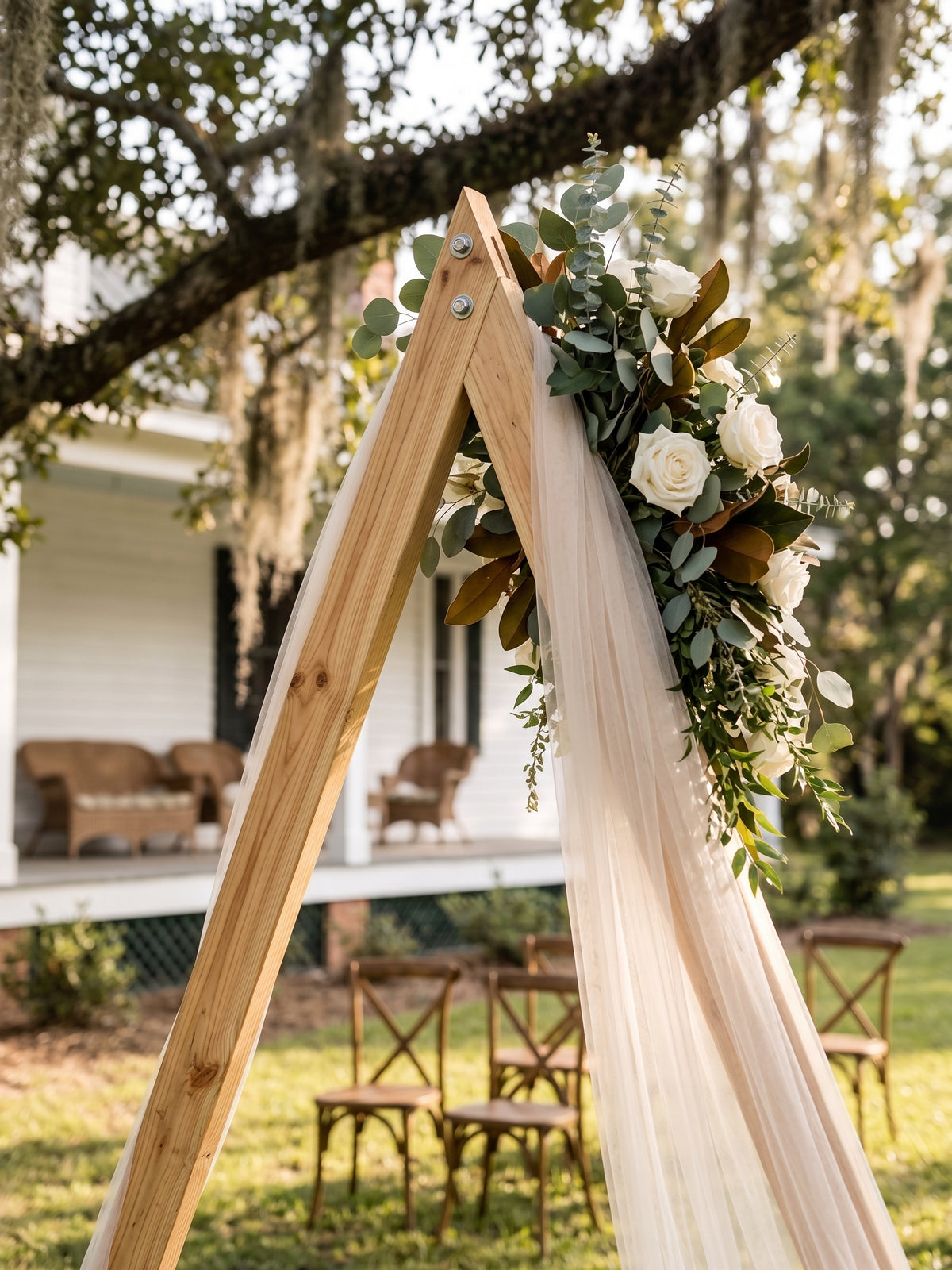Natural A-Frame Arch