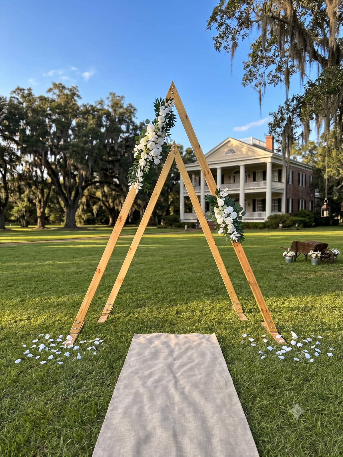 Natural A-Frame Arch