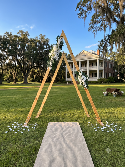 Natural A-Frame Arch