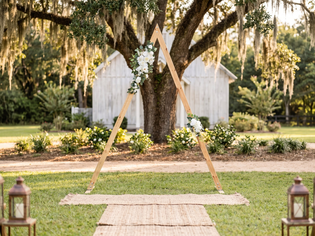 Natural A-Frame Arch