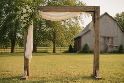 Rustic Wedding Arch Rental